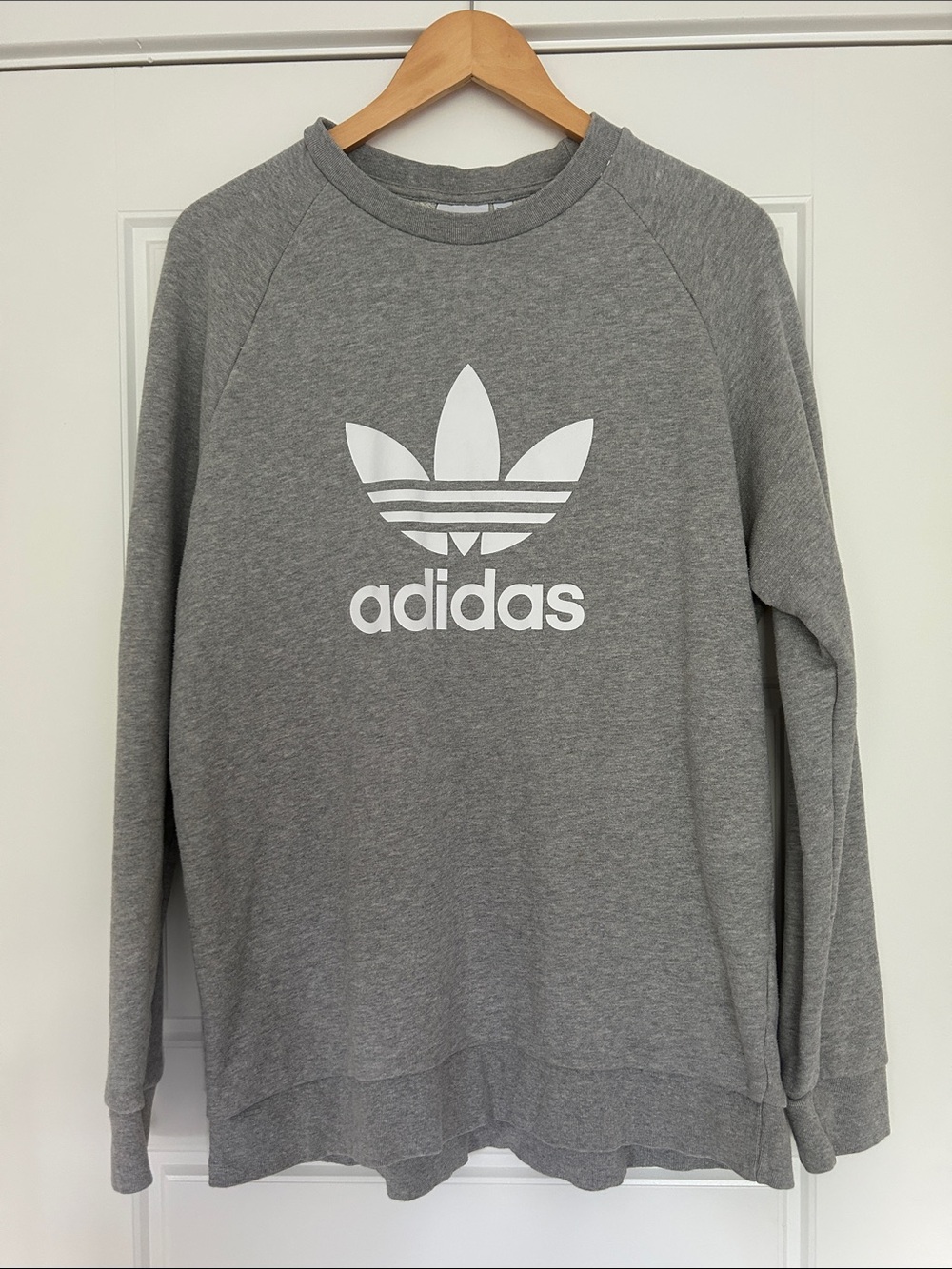 Adidas Gray Crewneck Sweatshirt